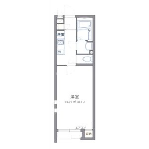 クレイノファミーユの間取り図