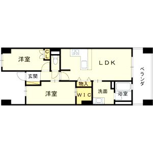 ザ・ランクス東住吉中野の間取り図