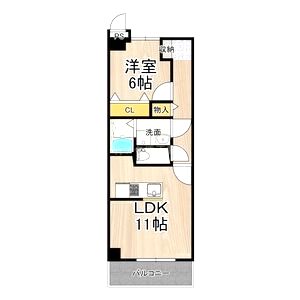 エクセランの間取り図