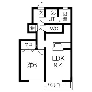シャルマンヴィラの間取り図