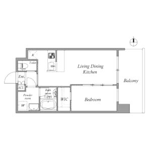 プレジオ荒本新町の間取り図