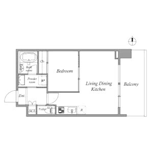 プレジオ荒本新町の間取り図