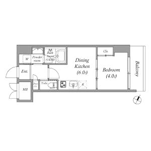 プレジオ日暮通の間取り図
