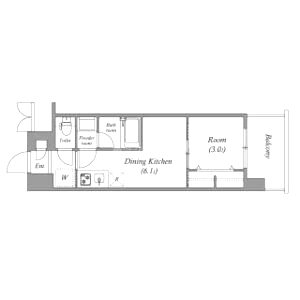 Dimora難波の間取り図