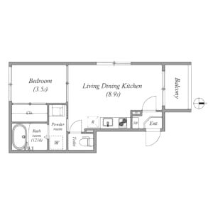 DiiRA 鳥羽街道の間取り図