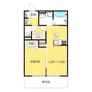 リベルテ Aの間取り図