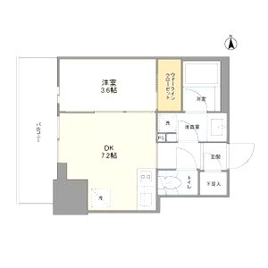 ルフォンプログレ堺筋本町タワーレジデンスの間取り図