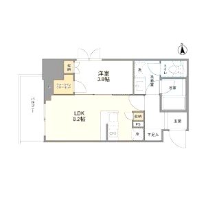 ルフォンプログレ堺筋本町タワーレジデンスの間取り図