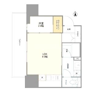 ルフォンプログレ堺筋本町タワーレジデンスの間取り図
