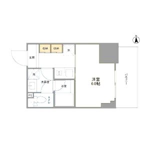 ルフォンプログレ堺筋本町タワーレジデンスの間取り図