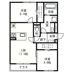 網島SOCIAの間取り図