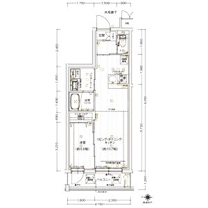 ARCOBALENO KYOTO NISHIKYOGOKUの間取り図