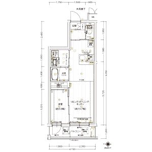 ARCOBALENO KYOTO NISHIKYOGOKUの間取り図