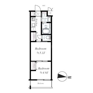 ARCOBALENO KYOTO NISHIKYOGOKUの間取り図