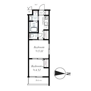 ARCOBALENO KYOTO NISHIKYOGOKUの間取り図