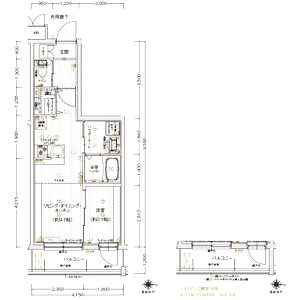 ARCOBALENO KYOTO NISHIKYOGOKUの間取り図
