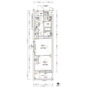 ARCOBALENO KYOTO NISHIKYOGOKUの間取り図