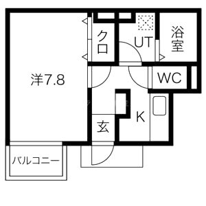 グレース二条の間取り図