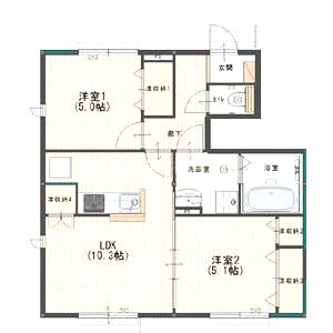 シェーン メーアの間取り図