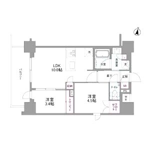 シーズンフラッツ緑地公園の間取り図