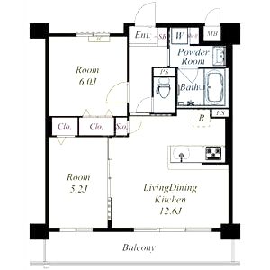 VERITA COURTの間取り図