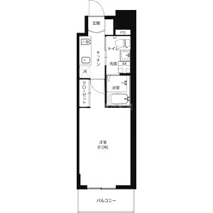 URBAN FLATS中之島の間取り図