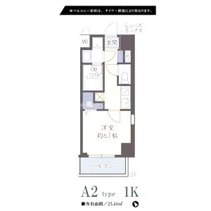 Le Lien Itayado(ルリアン板宿)の間取り図