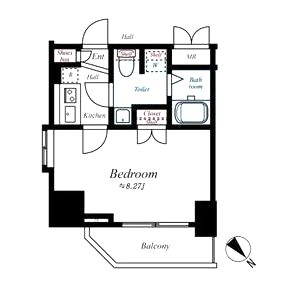 ディナスティ福島IIの間取り図