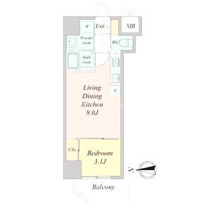 リヴェント森ノ宮の間取り図