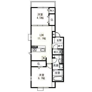 ブーケヴェールの間取り図