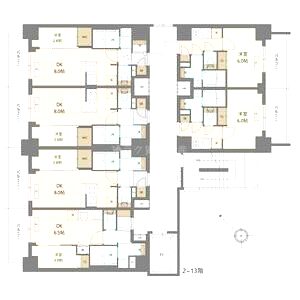 エスリードレジデンス ザ・グラン 梅田イーストの間取り図