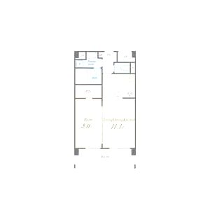 デル スール ラ ローザの間取り図