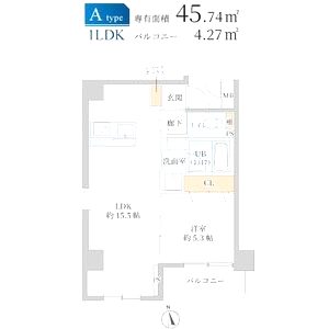 la fiore kobeの間取り図