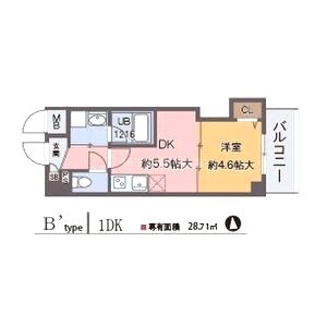 ヴィハーラ 北天満の間取り図