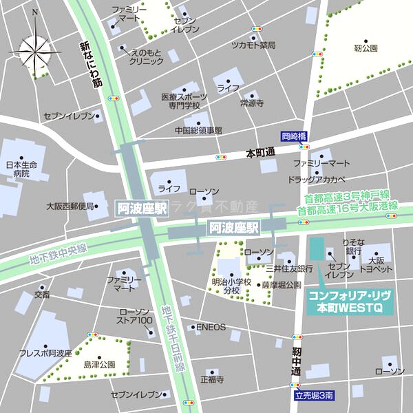 コンフォリア・リヴ本町WEST Qの外観2枚目