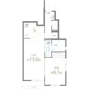 サンロード新和IIIの間取り図
