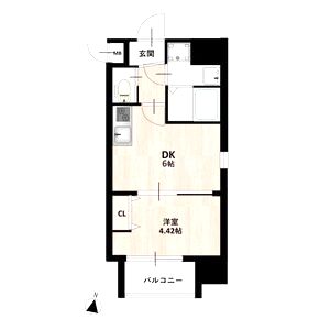 MAISON PREMIER UMEDA NORTHの間取り図
