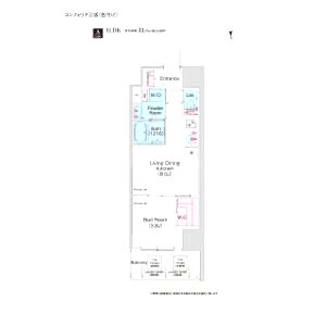コンフォリア江坂の間取り図