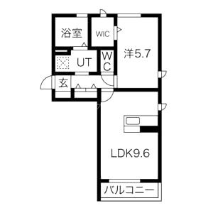 セジュール垂水 westの間取り図