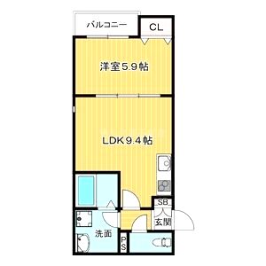 RITZ COURT 塚口の間取り図