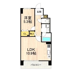 海老江サンライズの間取り図