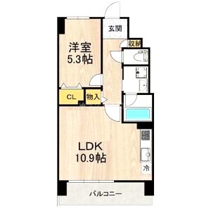 海老江サンライズの間取り図