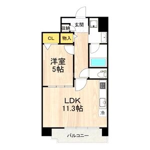 海老江サンライズの間取り図
