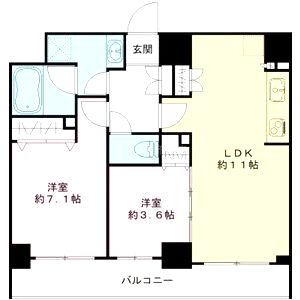 ピーノ京都西大路の間取り図