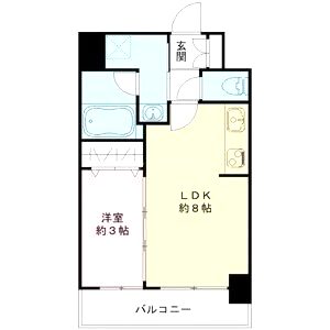 ピーノ京都西大路の間取り図