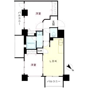 ピーノ京都西大路の間取り図