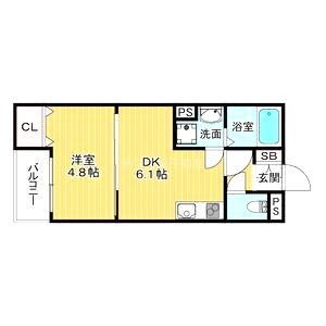 西宮THE NEXTの間取り図