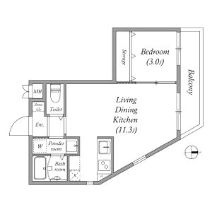 St.Residence南津の辺の間取り図
