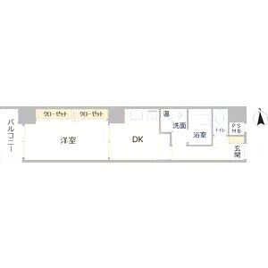 ラ・フォーレ島之内IIの間取り図