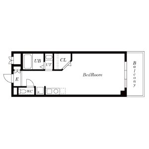 フレンテ靭公園の間取り図